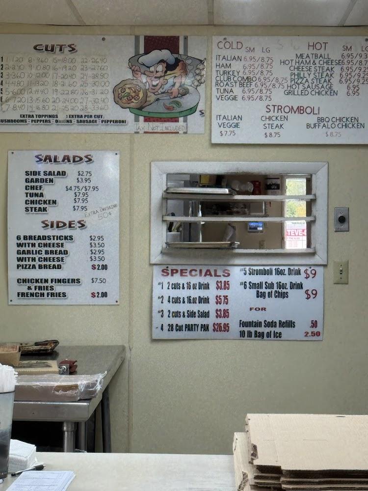 Steve-o's pizza Menu image 1